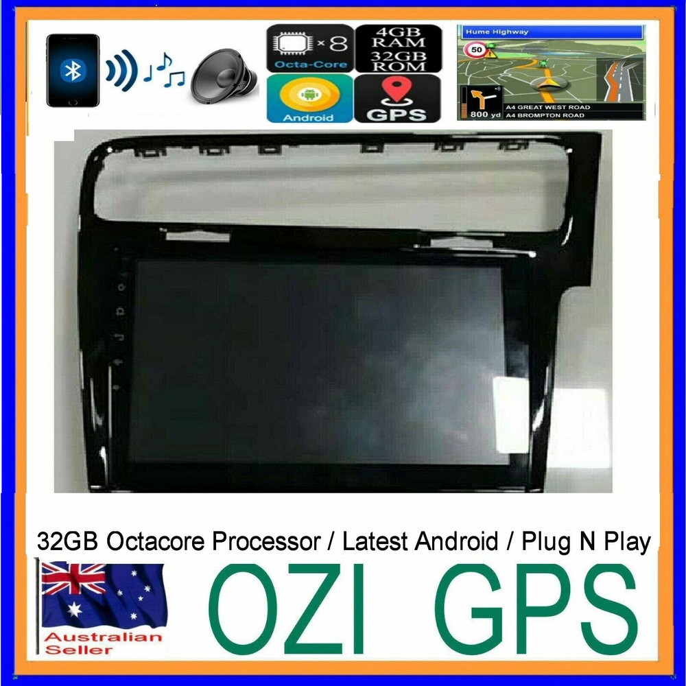 GOLF MK7  GPS BLUETOOTH STEREO HEAD UNIT APPLE CARPLAY ANDROID AUTO +CAMERA