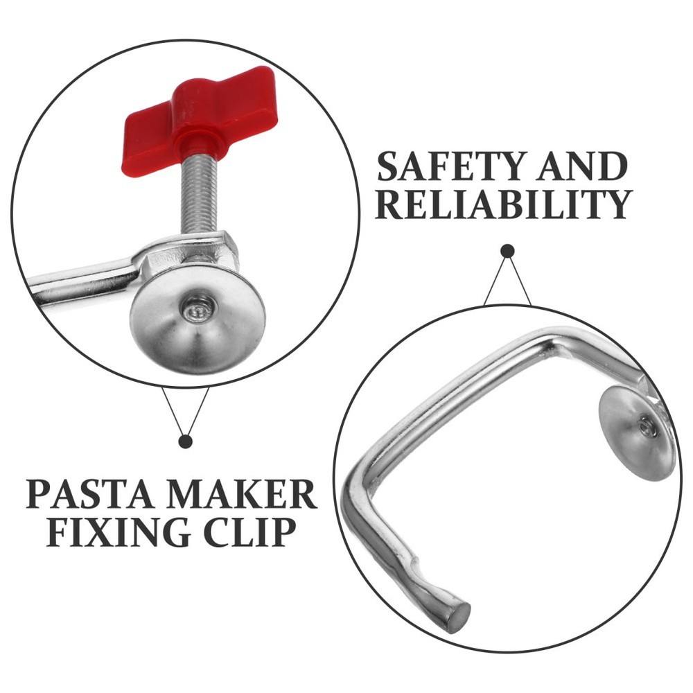 2 Pcs Pasta Making Tools Noodle Maker Fixing Clip Manual Machine Handle