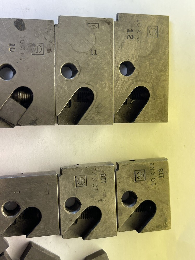10X Boring Tools, 8 Double Edge Blade Blocks W/30 inserts G&L Davis Tools(24MY88
