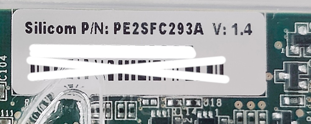 Silicom PE2SFC293/A Security Protocol Processor Server Adapter / Freescale C293
