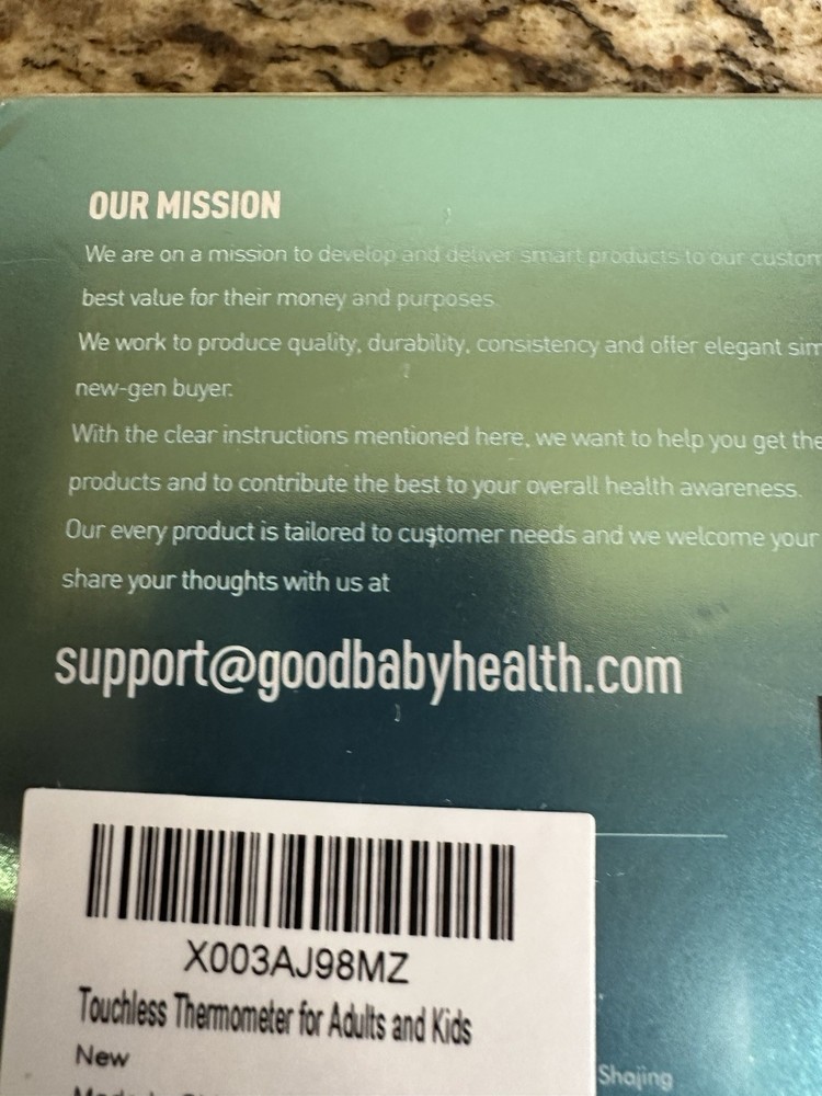 FC-IR2000 Touchless Infrared Forehead Thermometer