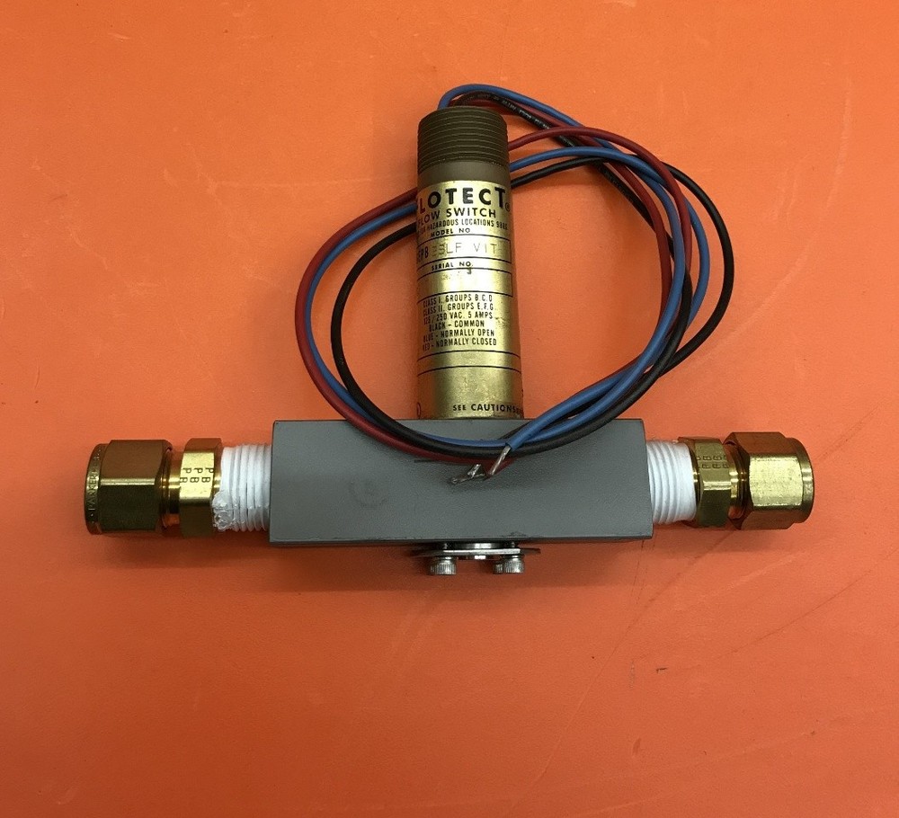 Floteck, Model No. VGEPB SSLF VIT, Flow switch