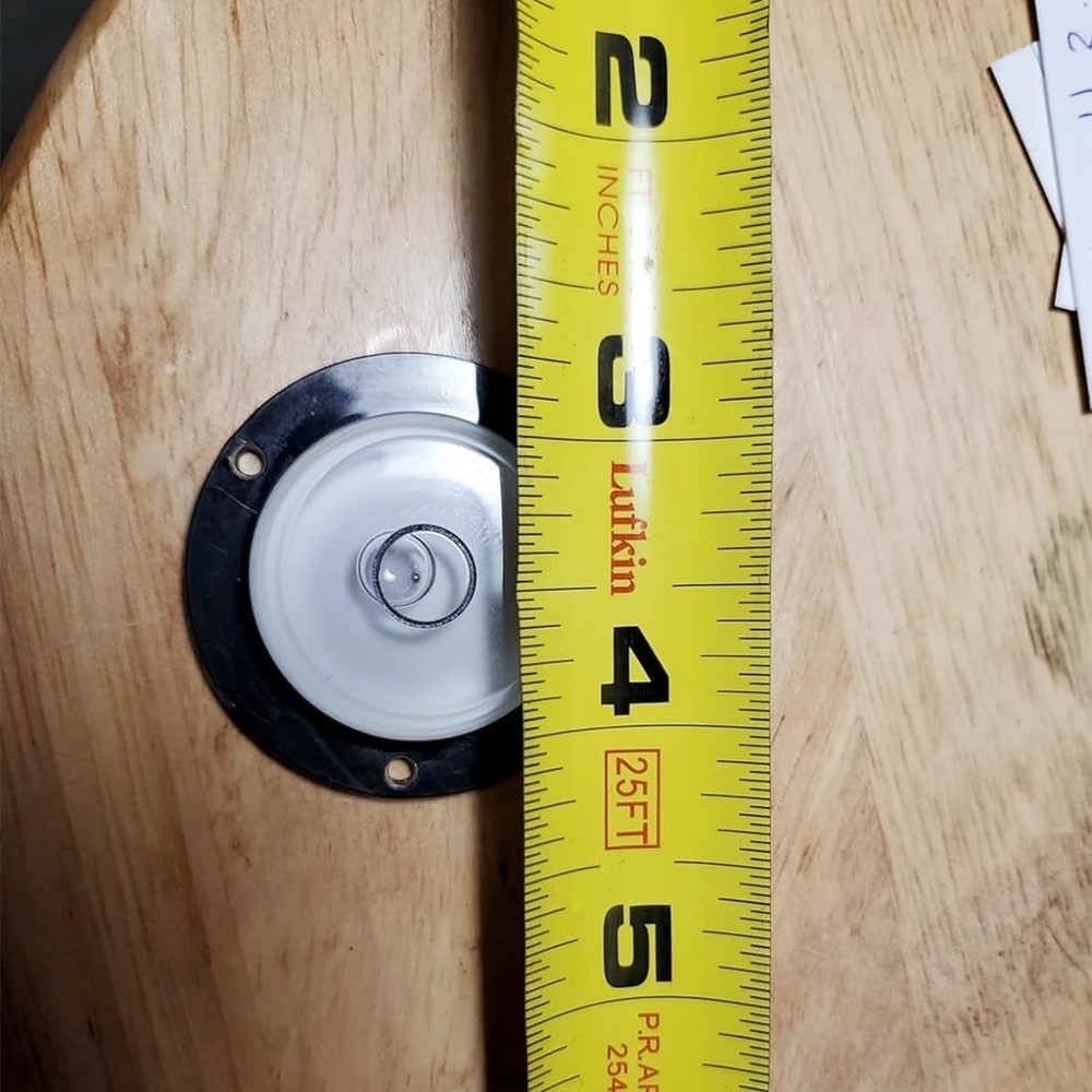 4-Pack Multi-Directional Circular Spirit Bubble Levels for Precise Leveling