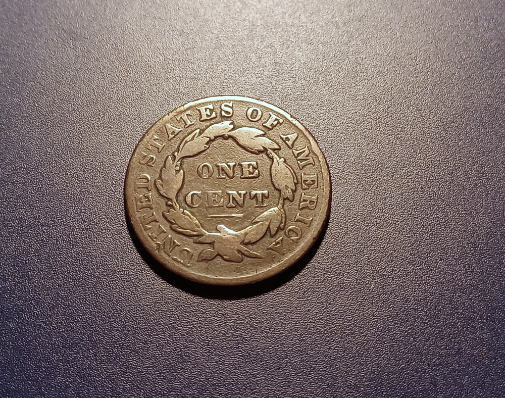 Good 1829 Coronet Head Large Cent (medium letters variety)