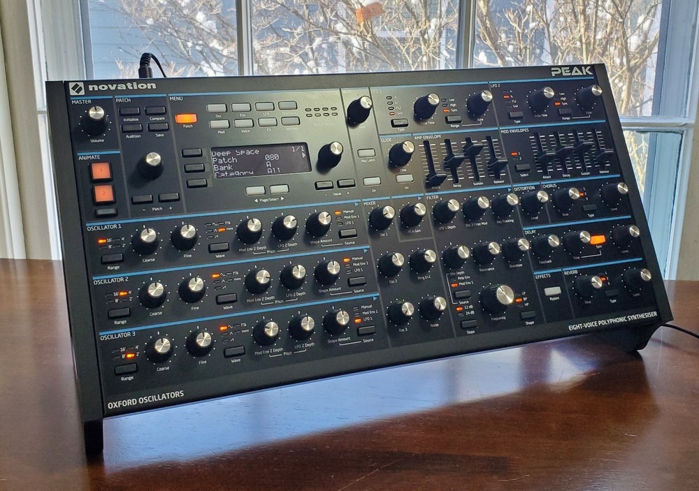 Novation Peak Synthesizer Synth Module Printed Stand 30/60 Degree Black PLA