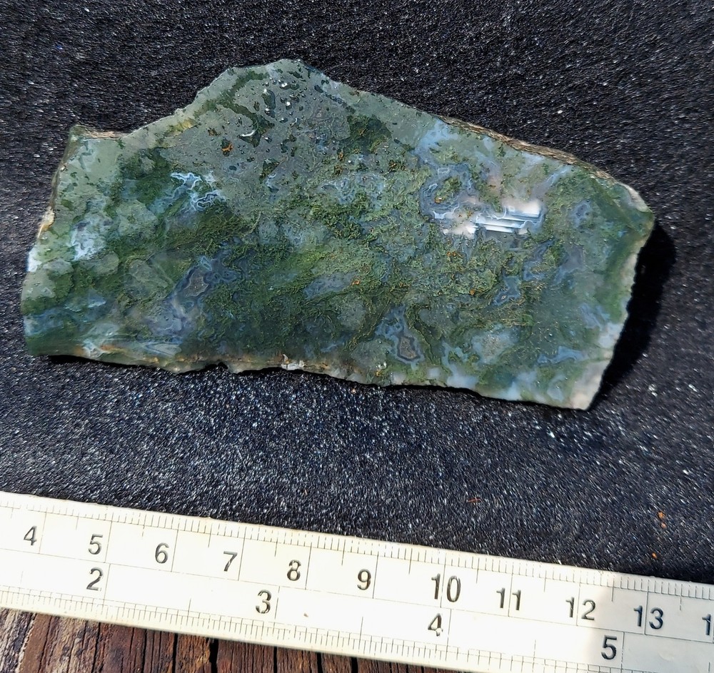 Green Tree Moss Agate Slab