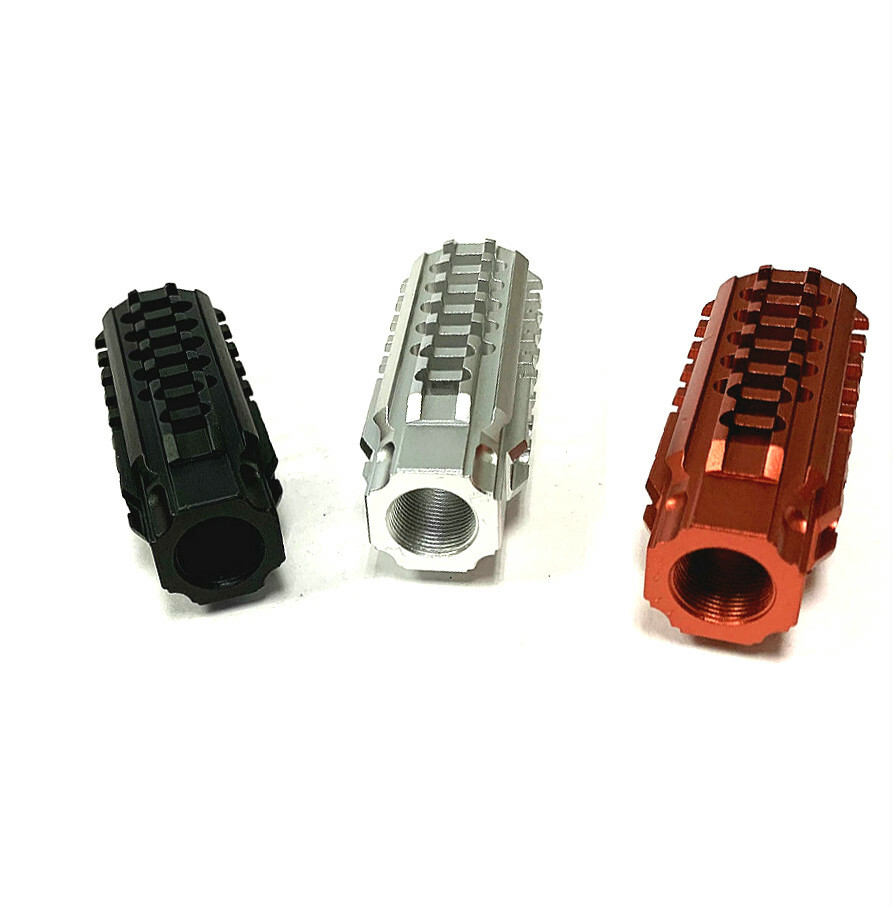 Variations Color Muzzle Brake Compensator 1/2''x28 TPI Thread For 9 mm
