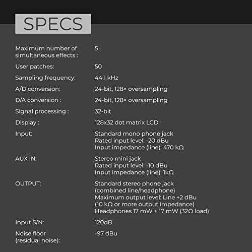 ZOOM A1X FOUR Acoustic Multi-Effects Processor