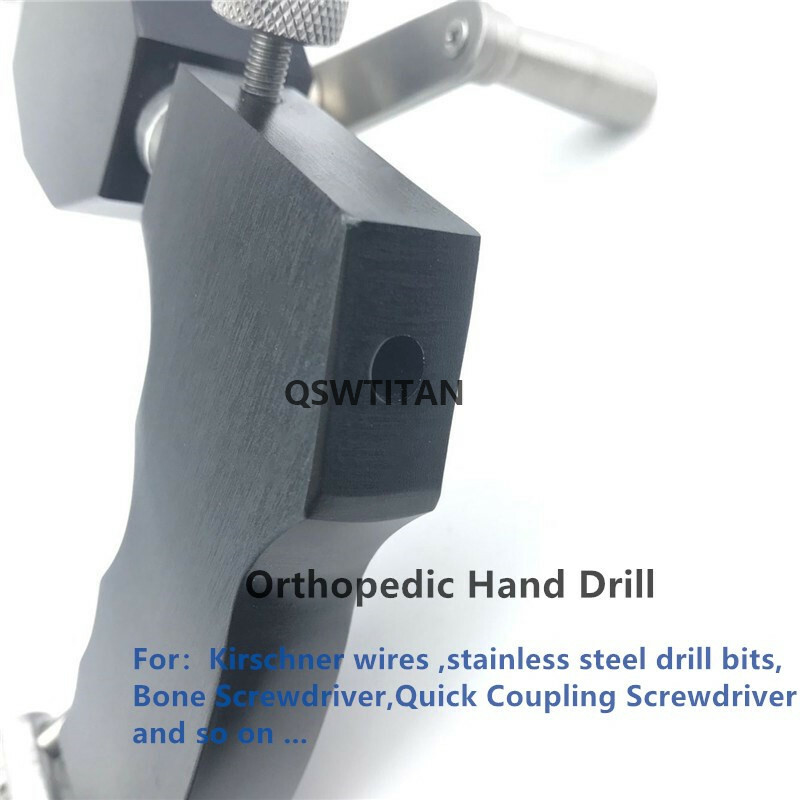 Black Orthopedic Bone Hand Drill Veterinary Orthopedic surgical Instrument