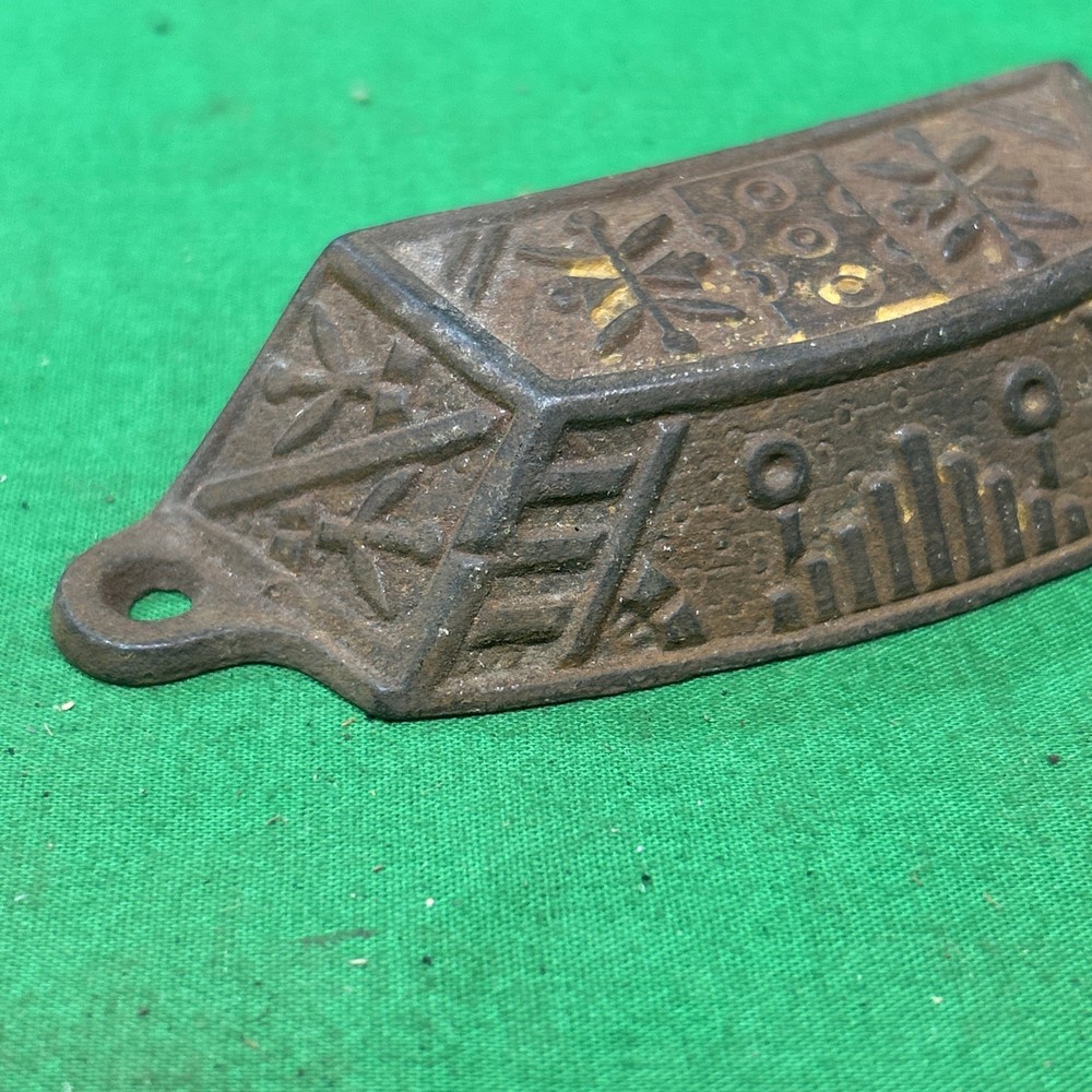 Antique Eastlake Cast Iron Bin Drawer Pull Victorian