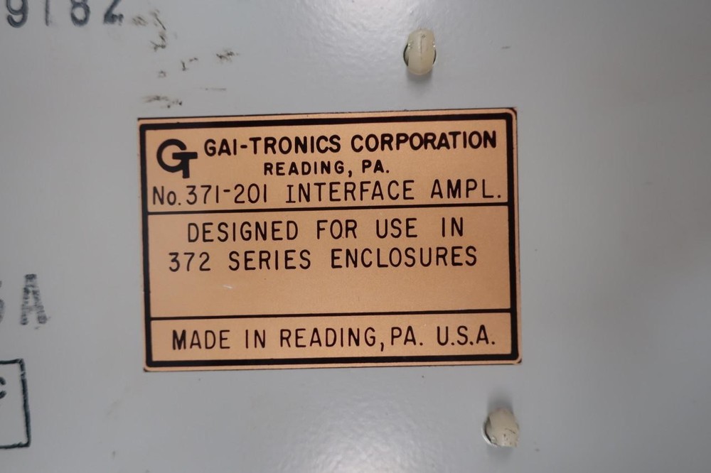 Gai-tronics 371-201 Interface Amplifier