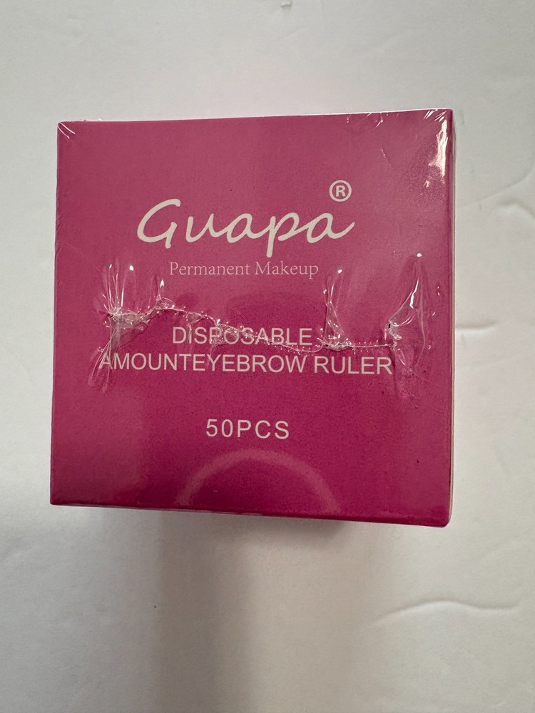 Guapa 8PCS Makeup Tools–Disposable Eyebrow Ruler Stickers Stencil for microbl...