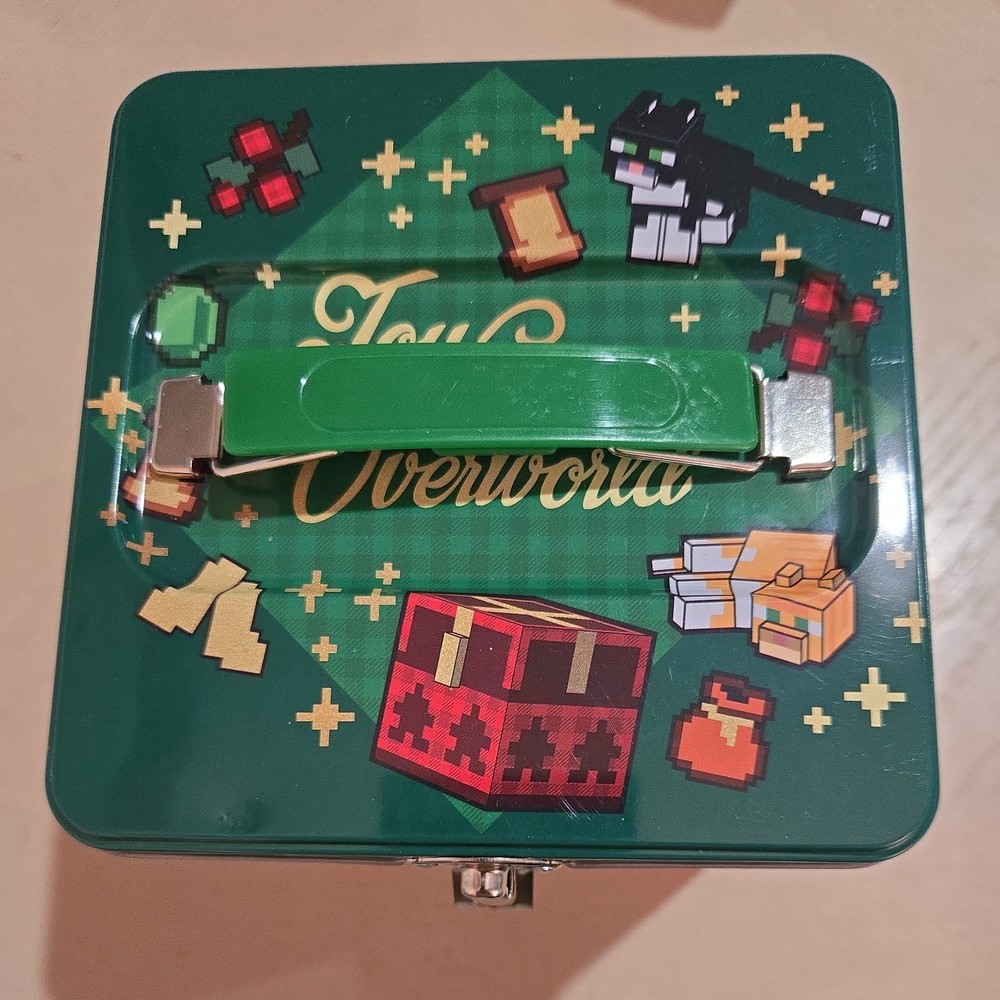 Tin Box Company Minecraft Stacking Cube Storage Fun Stash Box 5.75 Inches