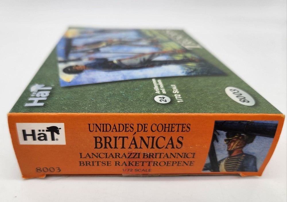Hat Industrie 8003 Model Figures - British Rocket troops 4 Carts