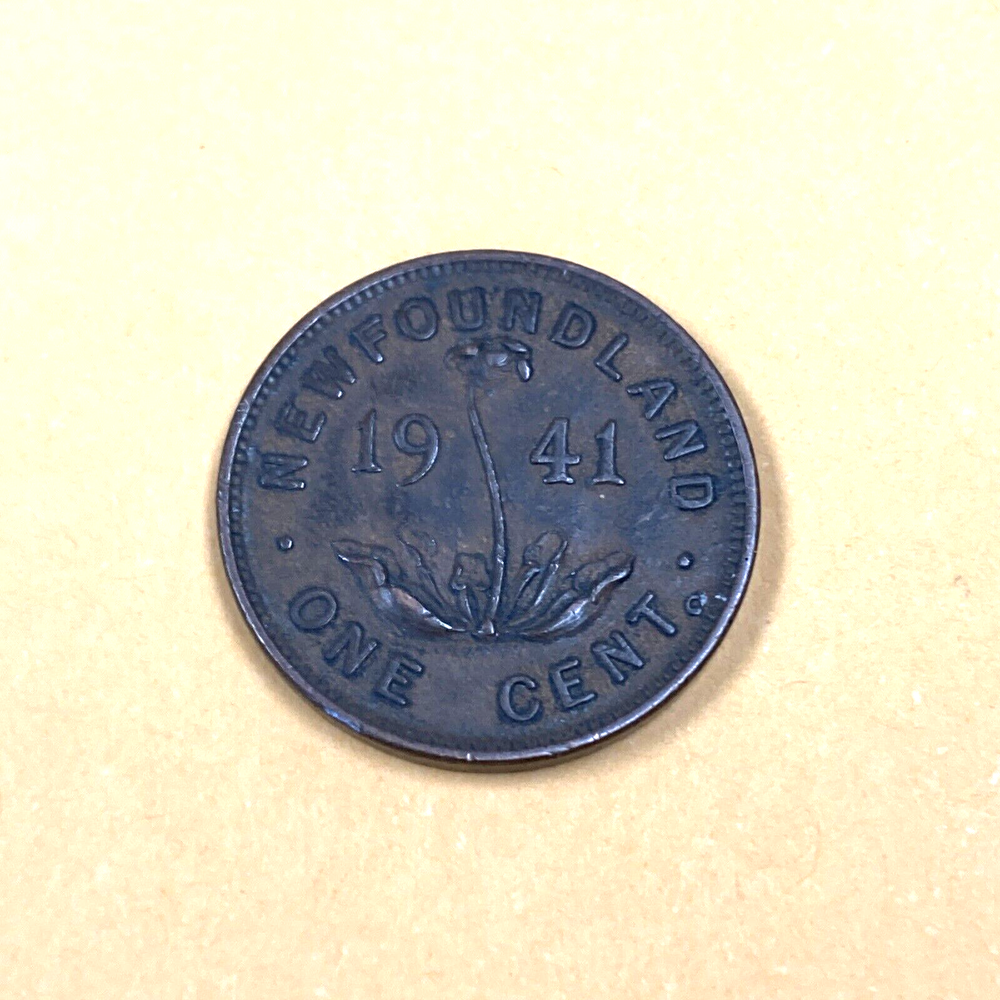 1941 Newfoundland 1 Cent KM#18 Bronze