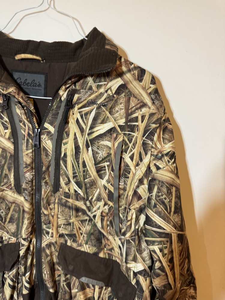 cabelas jacket mossy oak blades heavy insulated