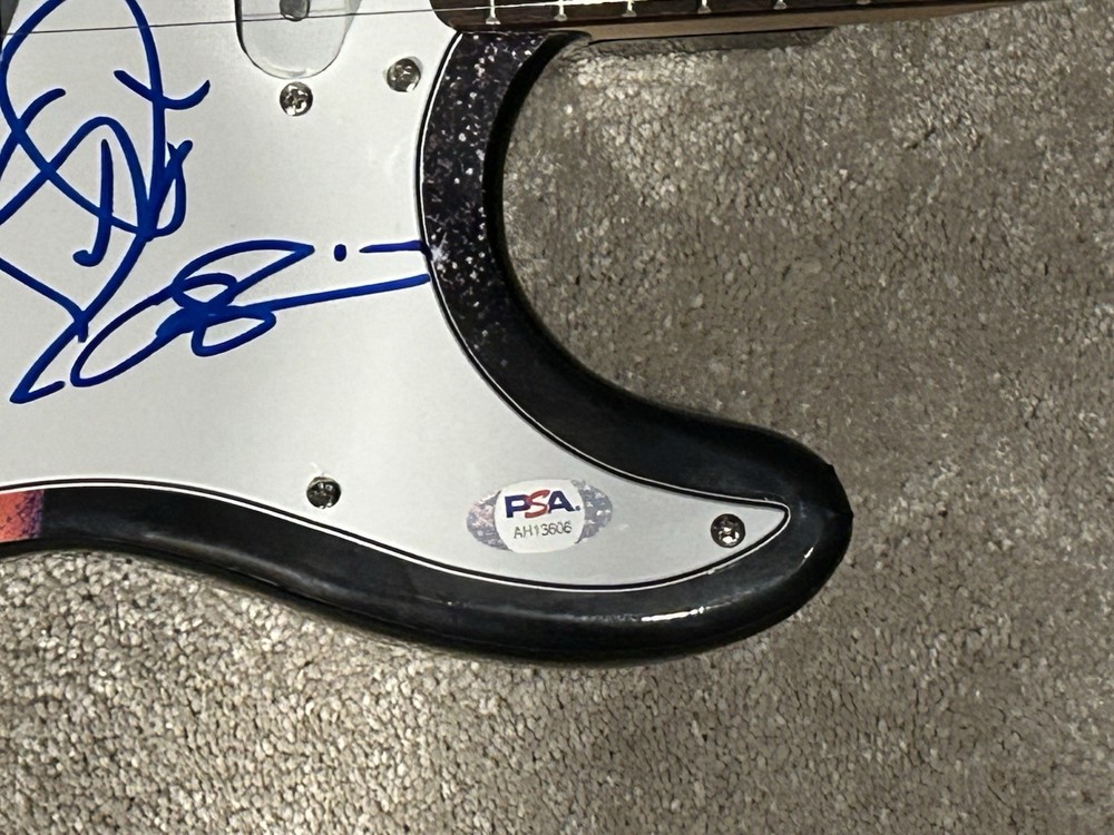 The Struts Signed Guitar Autographed Custom Artwork PSA COA