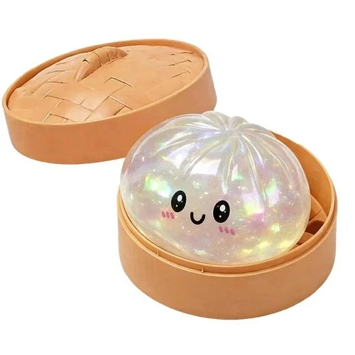 Five Below Mystery Squishy Bun Dumpling RARE GLITTER Limited Edition
