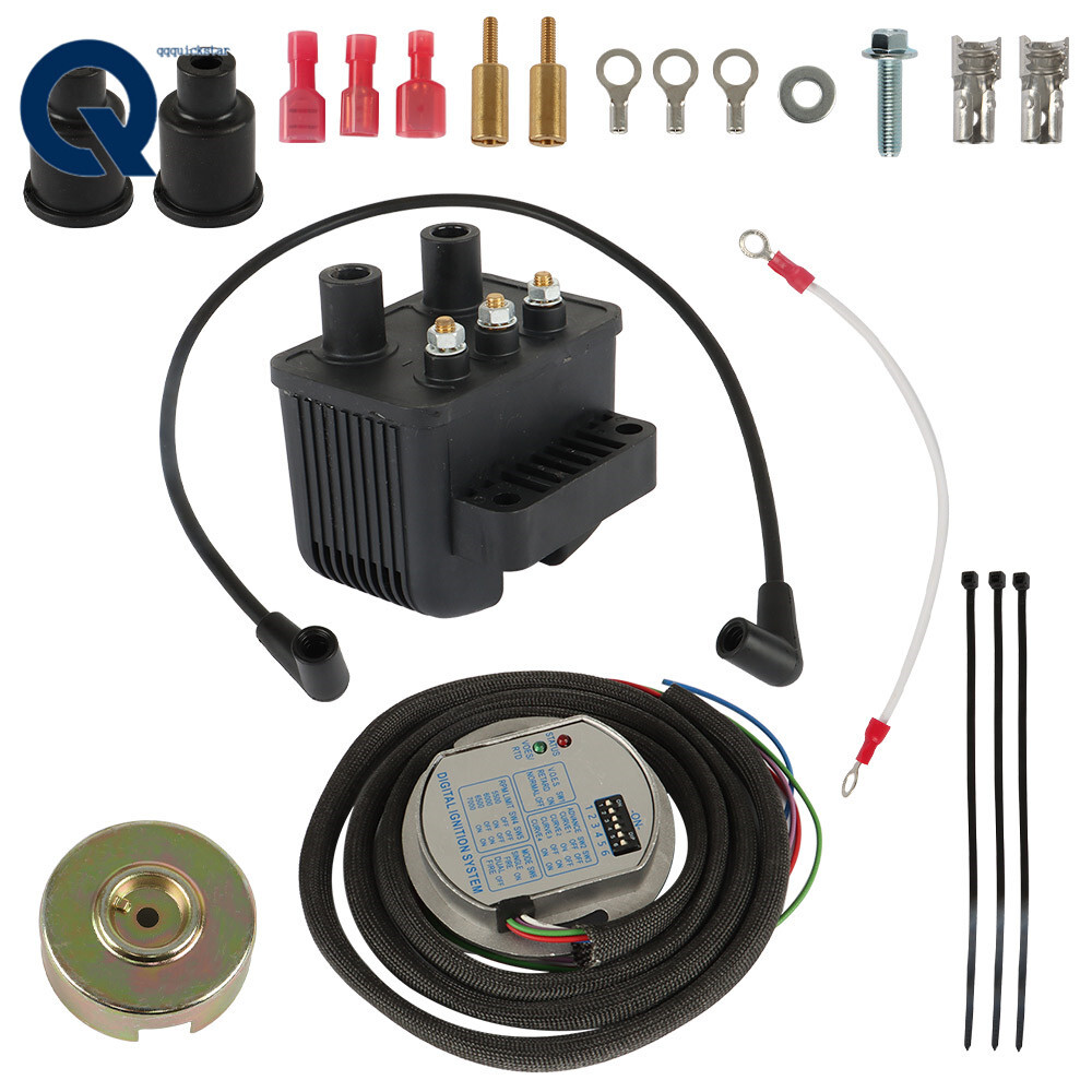 Single Fire Programmable Ignition Coil Kit 53-660 For EVO Big XL Sportster