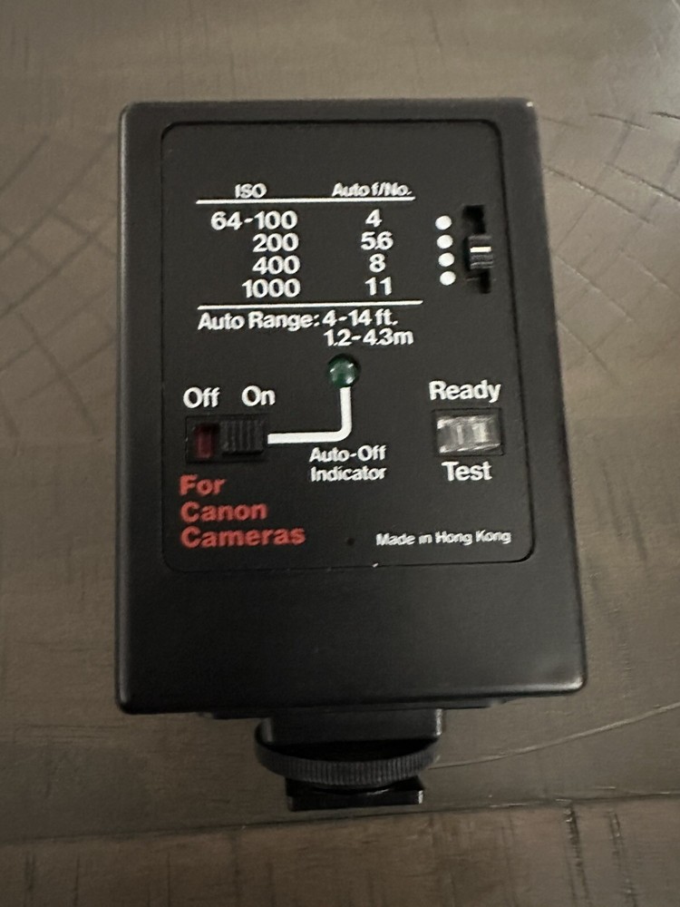 Canon T50 Black w/ Extra Lense Electronic Flash &Case