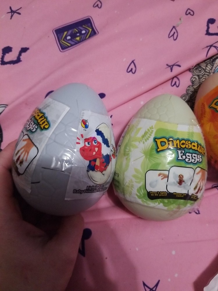 T Rex Dinosaur Egg Toy set of 3