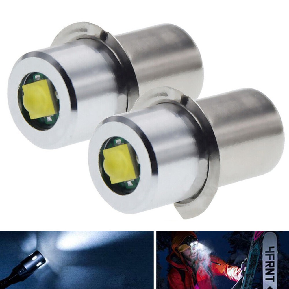(2) 18 v VOLT Flashlight Replacement White Bulb For MILWAUKEE M18 V18 Worklight