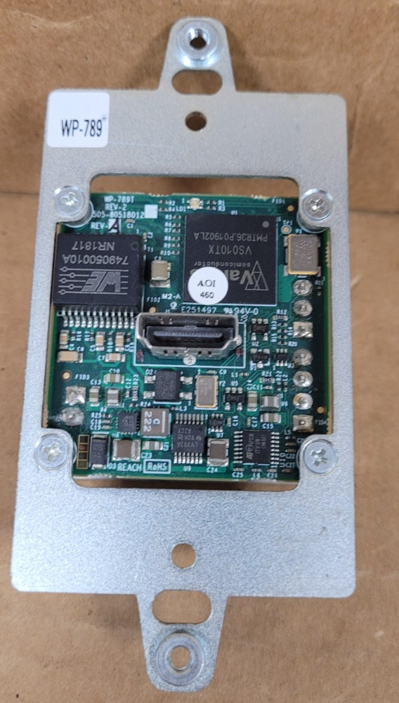 WP-789T/US-D(W/B) 4K HDMI Wall-Plate Transmitter (MISSING FRONT COVER)