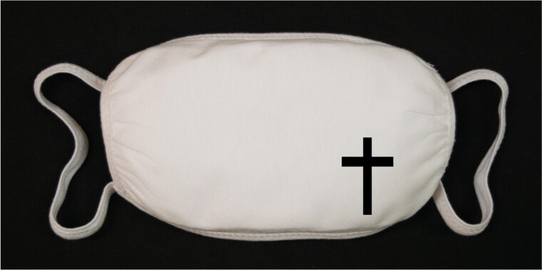 Cross (Corner) Cloth Face Mask