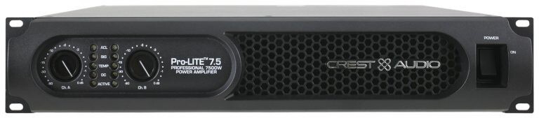 Crest Audio Pro-LITE 7.5 Ultra-Efficient Professional Power Class D Amplifier