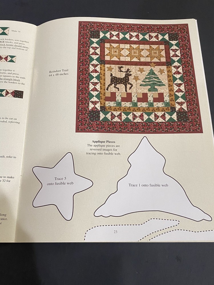 Mistletoe Mountain Quilt Pattern Booklet Thimbleberries by Lynette Jensen