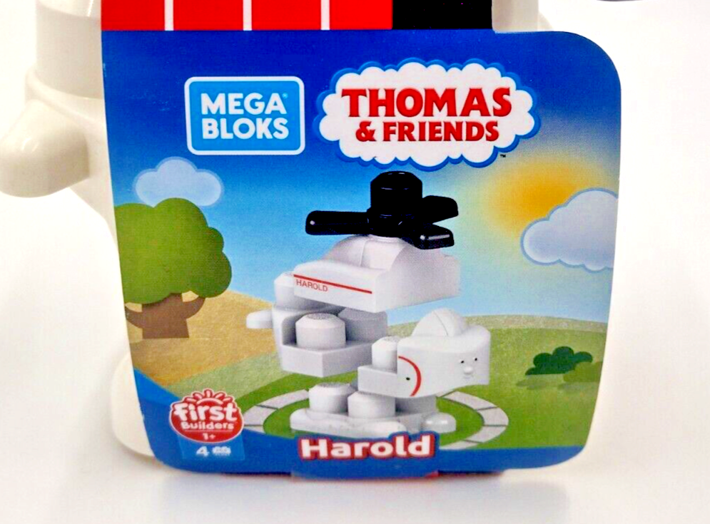 Thomas Train & Friends Harold Helicopter Mega Bloks First Builder Building Block