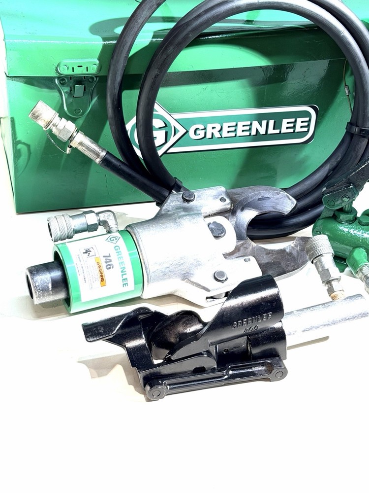 Greenlee 800 Cable Bender + 750 Hyd. Cable Cutter + 746 Ram + 767 Hyd Pump Case