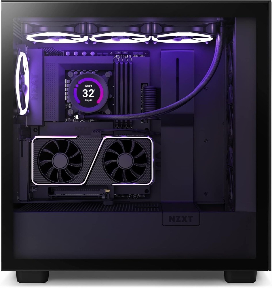 Vertical GPU Mounting Kit - -175 mm PCIe 4.0x16 Riser Cable - GPU Holder - St...