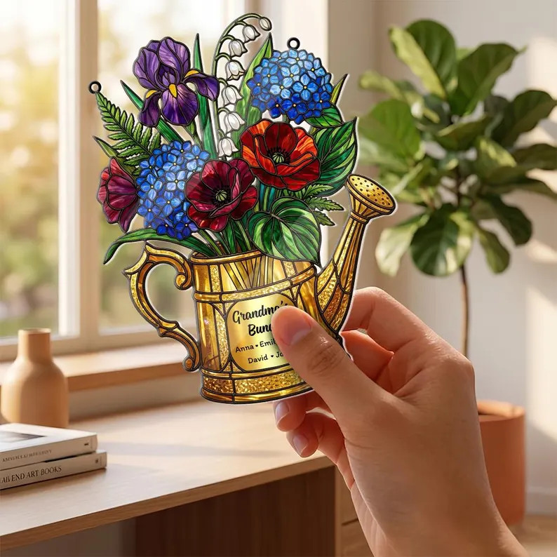 Personalized Grandma Suncatcher Acrylic