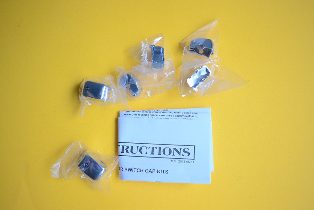 HARLEY DAVIDSON NEW OEM Chrome Switch Cap Kit 71804-03
