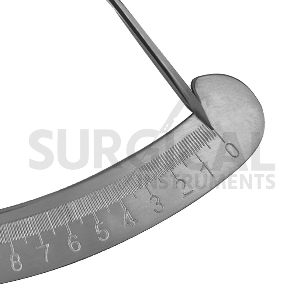 Crown Gauge Iwanson Spring Caliper 4" Blunt For Wax Improved Model German Gr