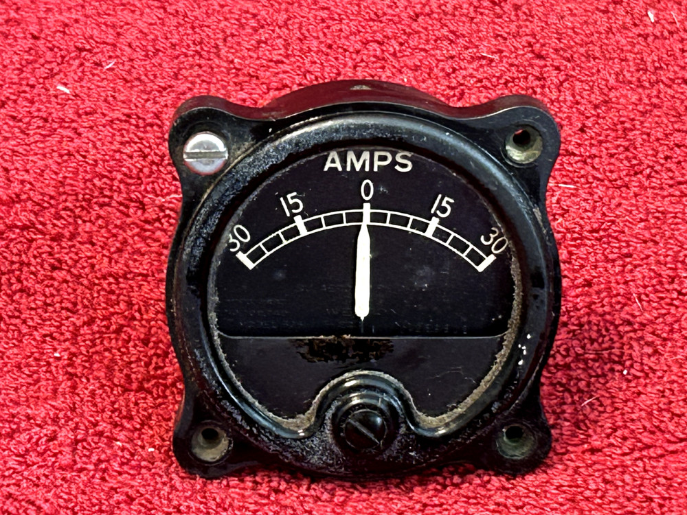 AIRCRAFT 2 1/4" AMPS INDICATOR
