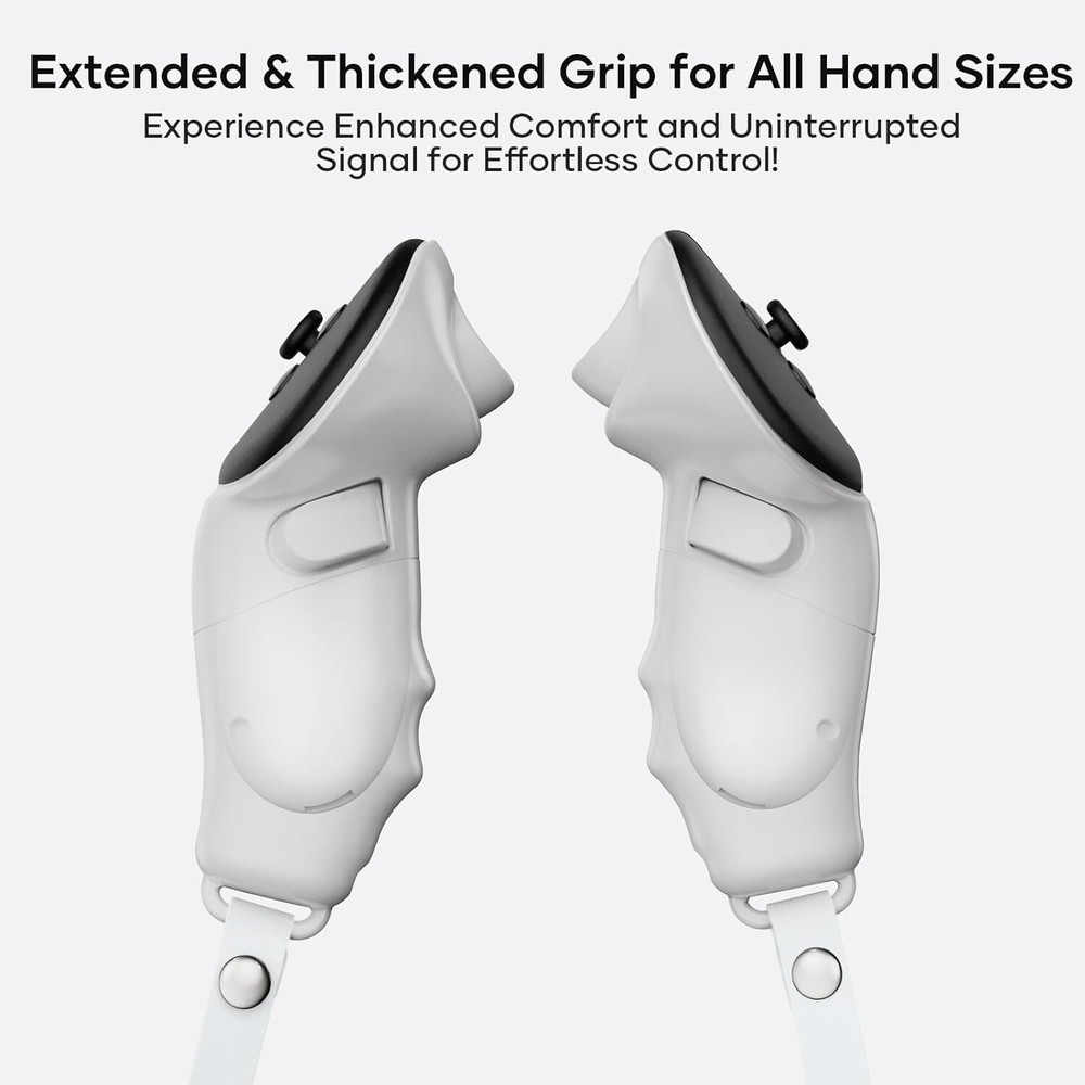 X-SUPER HOME Magnetic Controller Grip Compatible for Meta Quest 3 VR -ST