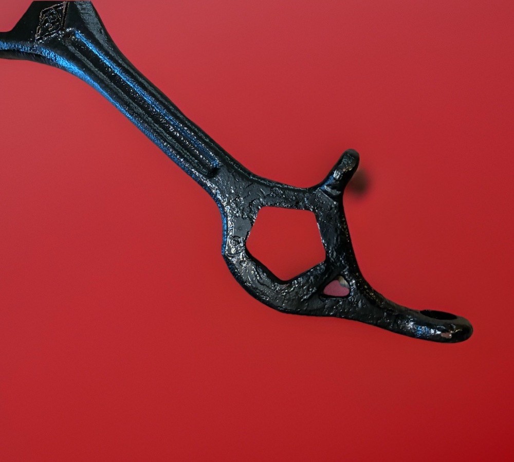 Vintage Fire Coupling Hydrant Hose Fitting Fireman Wrench Spanner Prybar