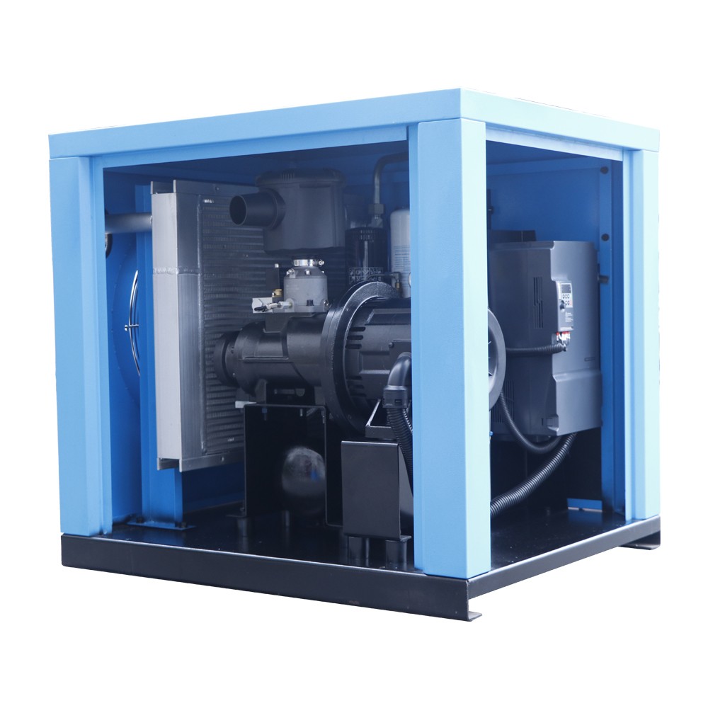 3Ph 460V Permanent Magnet Variable Frequency Drive Rotary Screw Air Compressor