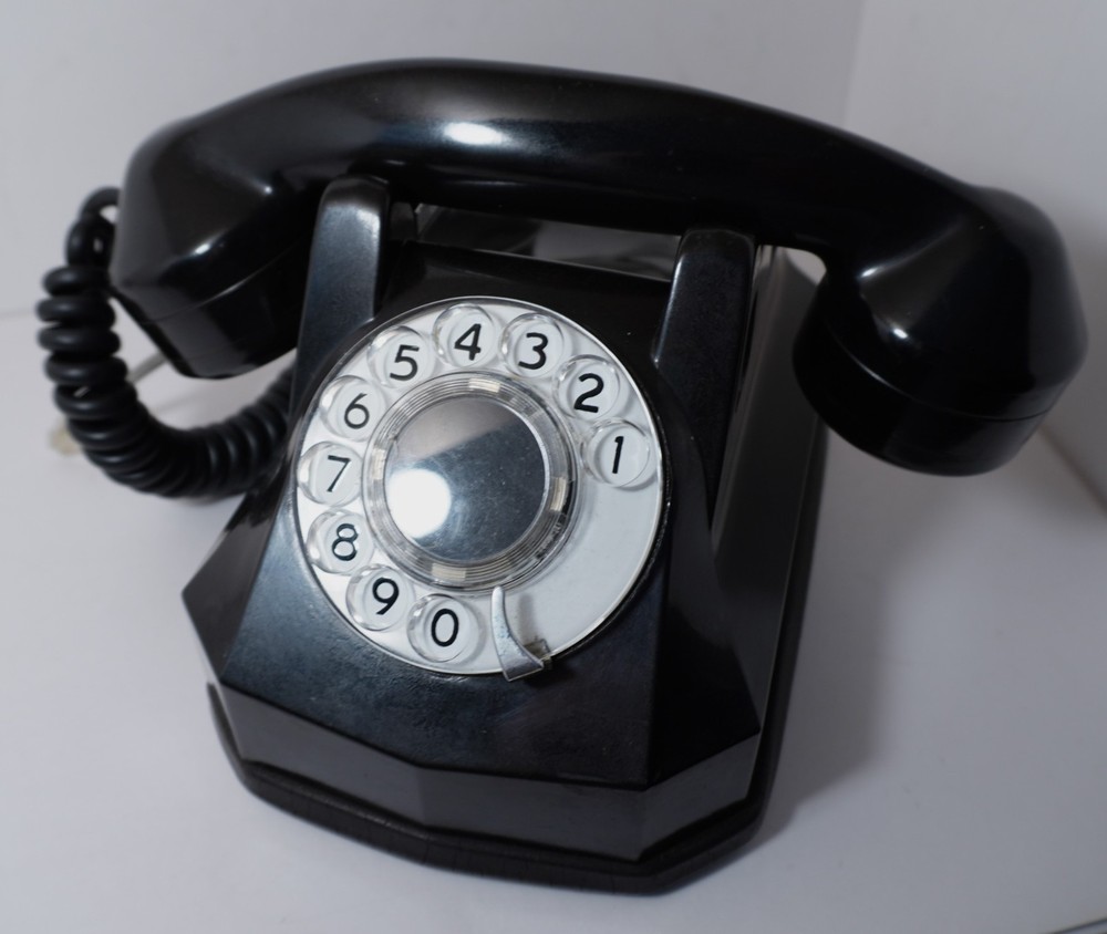 Original AUTOMATIC ELECTRIC BAKELITE A/E 40 Phone in Good Cond Partially Working