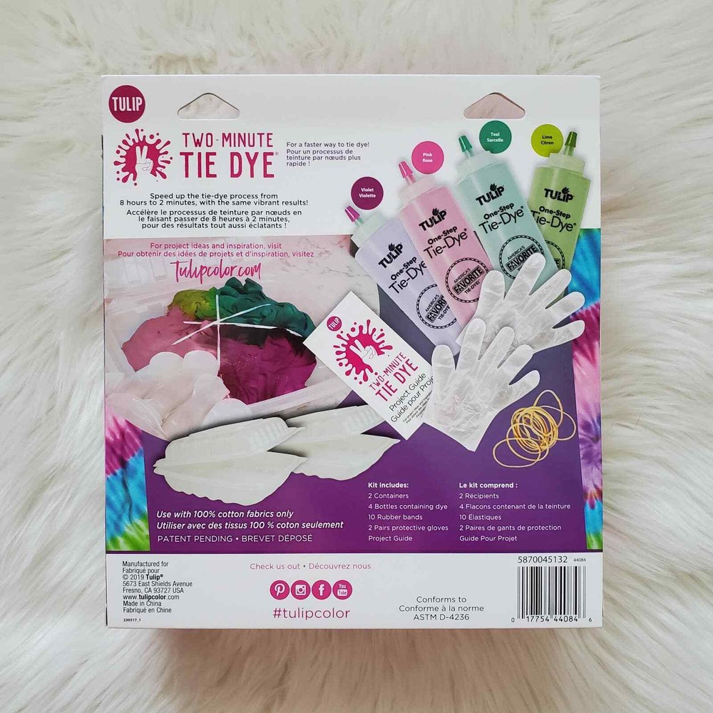 Tie Dye Kit Tulip Two Minute Berry Blast