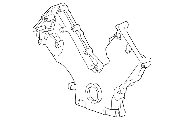 Genuine Ford Engine Timing Cover 5C3Z-6019-AA