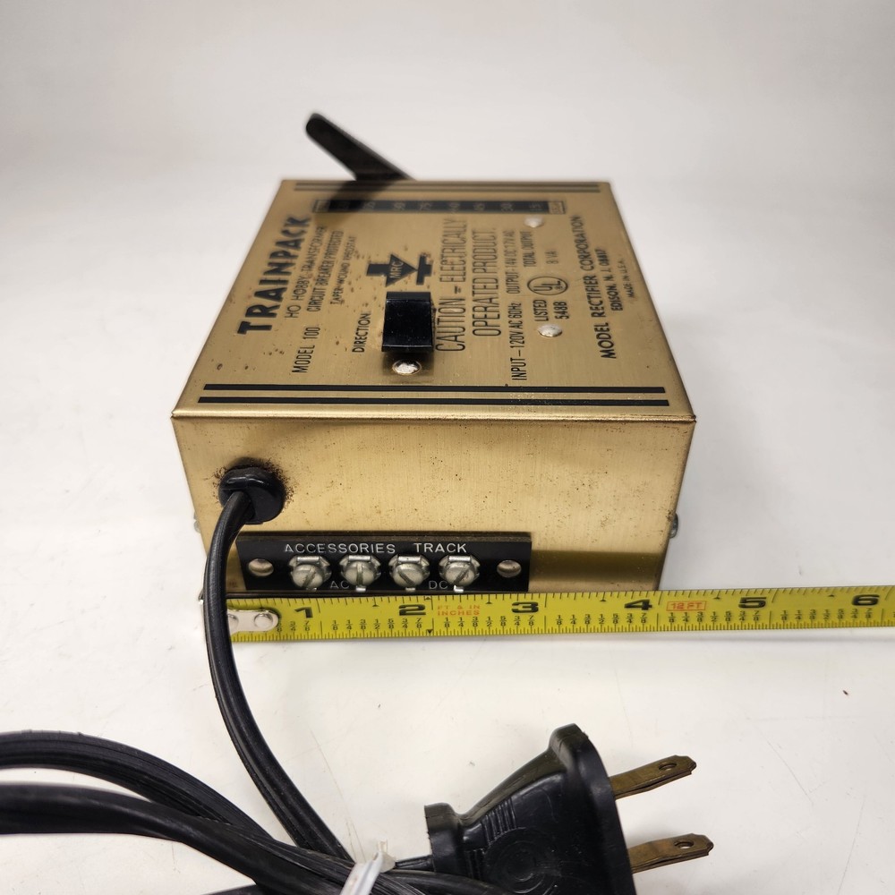 Trainpack Model 100 MRC Train Power Transformer Output 15VDC 7.5 Amp