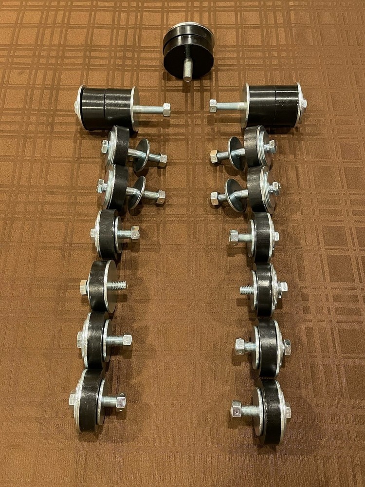 NEW Correct Complete Body Bolt & Body Bushing Kit for Early Jeep CJ5