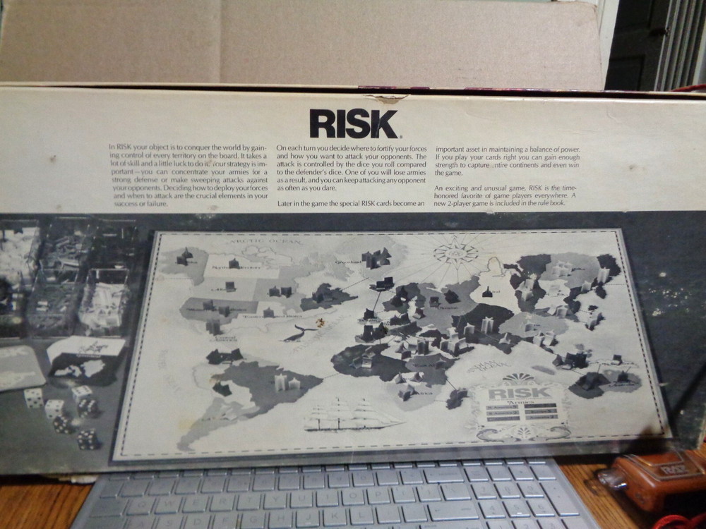 Parker Brothers Risk World Conquest Board Game 1975, Complete