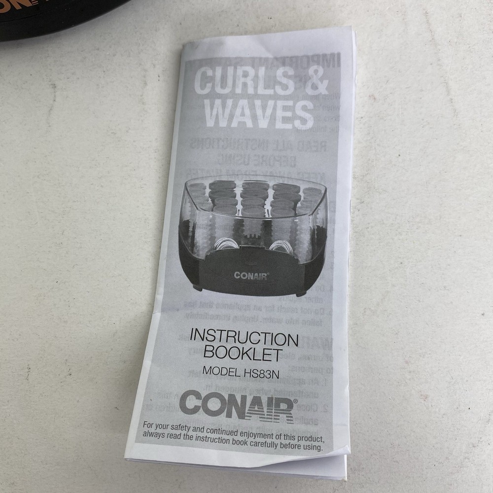 Conair Curls & Waves HS83N Compact Hot Roller Set 20-Piece Hair Rollers