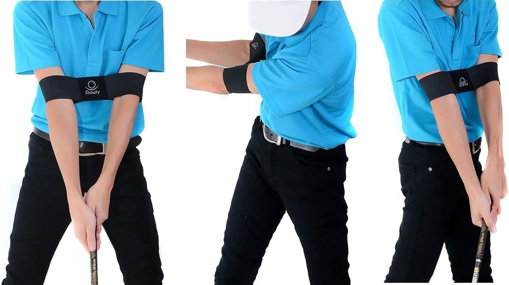 Lanjao Black Swing Easy - Nylon Training Aid for Consistent Golf Swings