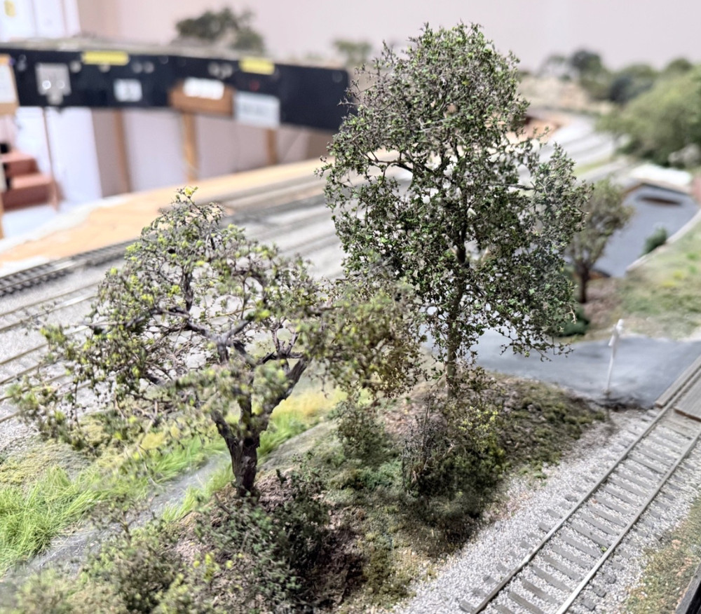 Five Model Railroad Scenery Diorama & Foreground Quality Trees