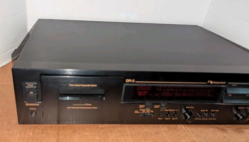Nakamichi DR-3 Cassette Deck Player Recorder Dolby B/C Tested Working VG
